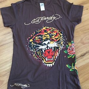 Ed Hardy T-shirt, Sz S